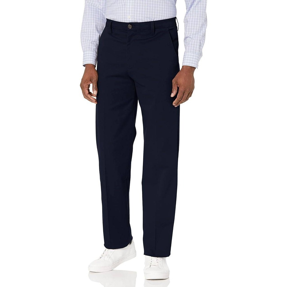 Dockers Workday Khaki 42x30 Men's Smart 360 Flex Classic Fit Pants Pembroke Navy
